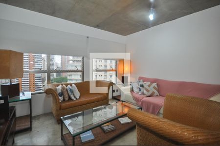 Sala de apartamento à venda com 2 quartos, 70m² em Panamby, São Paulo