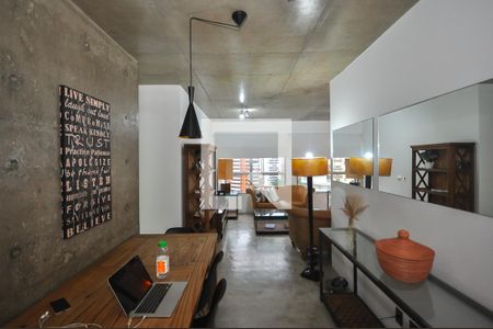 Sala de apartamento à venda com 2 quartos, 70m² em Panamby, São Paulo