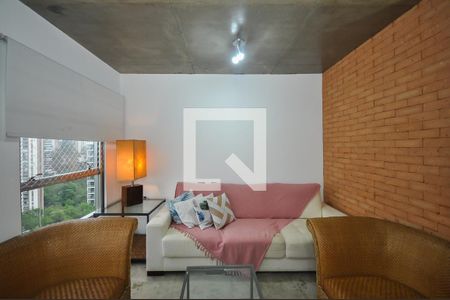 Sala de apartamento à venda com 2 quartos, 70m² em Panamby, São Paulo