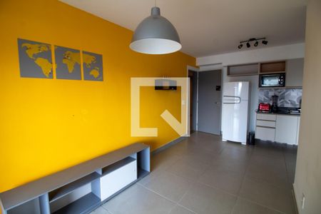 Sala de apartamento para alugar com 1 quarto, 42m² em Santo Amaro, São Paulo