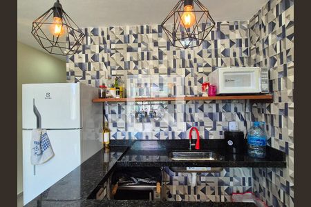 Cozinha de apartamento para alugar com 1 quarto, 50m² em Vargem Grande, Rio de Janeiro