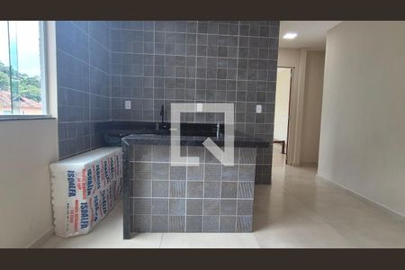 Cozinha de apartamento à venda com 1 quarto, 50m² em Vargem Grande, Rio de Janeiro