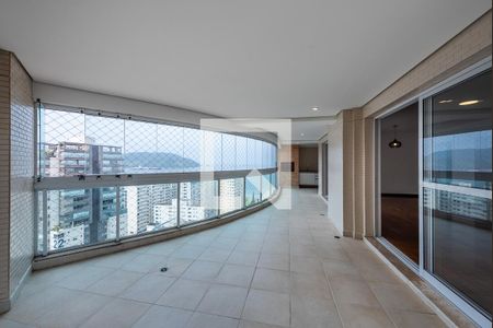 Sala / Varanda de apartamento para alugar com 4 quartos, 204m² em Embaré, Santos