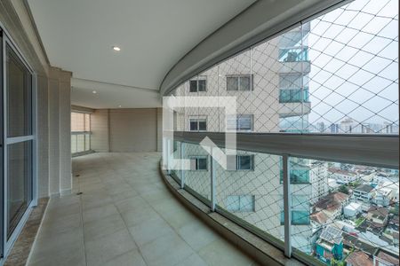 Sala / Varanda de apartamento para alugar com 4 quartos, 204m² em Embaré, Santos