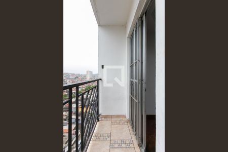 Varanda da Sala  de apartamento à venda com 2 quartos, 48m² em Vila Carmosina, São Paulo