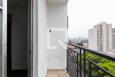 Varanda da Sala  de apartamento à venda com 2 quartos, 48m² em Vila Carmosina, São Paulo