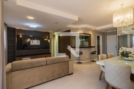 Sala de apartamento para alugar com 2 quartos, 130m² em Kobrasol, São José