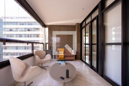 Varanda da Sala de apartamento para alugar com 4 quartos, 244m² em Funcionários, Belo Horizonte