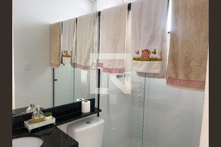 Banheiro da Suíte de apartamento à venda com 4 quartos, 187m² em Eldorado, Contagem