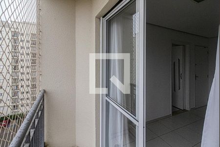 sacada sala de apartamento para alugar com 2 quartos, 47m² em Sacoma, São Paulo