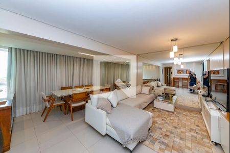 Sala de apartamento à venda com 4 quartos, 108m² em Estoril, Belo Horizonte