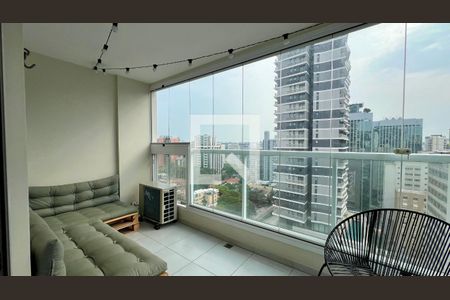 Varanda de apartamento à venda com 2 quartos, 59m² em Jardim Paulistano, São Paulo