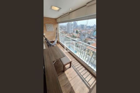 Varanda de apartamento à venda com 3 quartos, 80m² em Vila Dom Pedro Ii, São Paulo