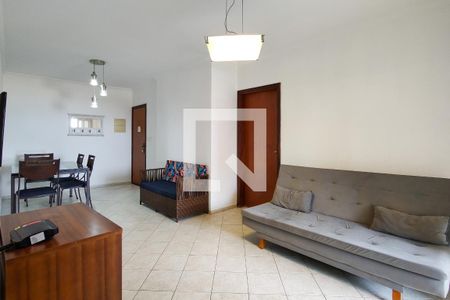 Sala de apartamento para alugar com 3 quartos, 93m² em Guilhermina, Praia Grande