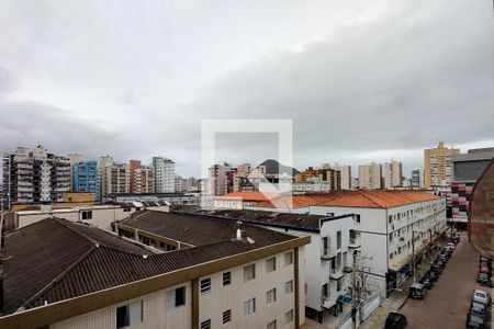 Vista da Sala de apartamento para alugar com 1 quarto, 48m² em Boqueirão, Praia Grande