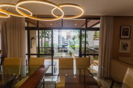 Varanda da Sala de apartamento à venda com 4 quartos, 220m² em Santo Antônio, Belo Horizonte