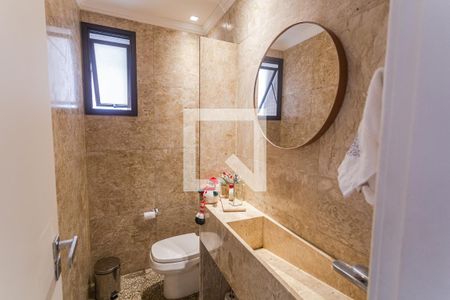 Lavabo da Sala de apartamento à venda com 4 quartos, 220m² em Santo Antônio, Belo Horizonte