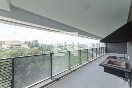 Varanda de apartamento à venda com 4 quartos, 186m² em Jardim Morumbi, São Paulo