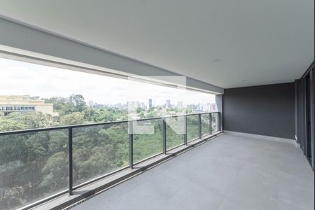 Varanda de apartamento à venda com 4 quartos, 186m² em Jardim Morumbi, São Paulo