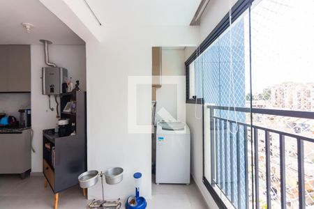 Varanda da Sala de apartamento para alugar com 2 quartos, 55m² em São Pedro, Osasco