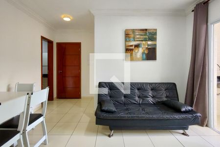 Sala de apartamento para alugar com 1 quarto, 51m² em Caiçara, Praia Grande