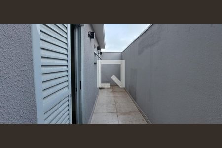 Varanda Quarto 1 e 2 de apartamento para alugar com 2 quartos, 57m² em Vila Homero Thon, Santo André