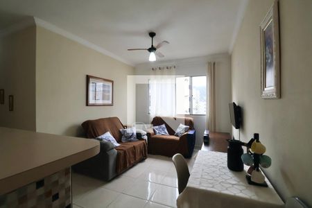 Sala de apartamento para alugar com 2 quartos, 70m² em Enseada, Guarujá