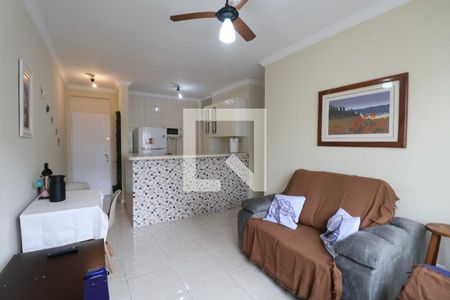 Sala de apartamento para alugar com 2 quartos, 70m² em Enseada, Guarujá