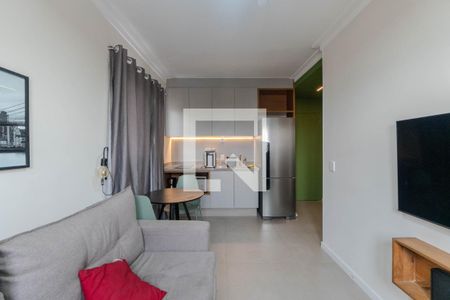 Sala/Cozinha de apartamento à venda com 1 quarto, 24m² em Bela Vista, São Paulo