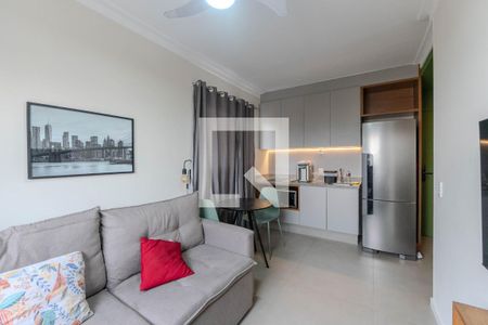 Sala/Cozinha de apartamento à venda com 1 quarto, 24m² em Bela Vista, São Paulo