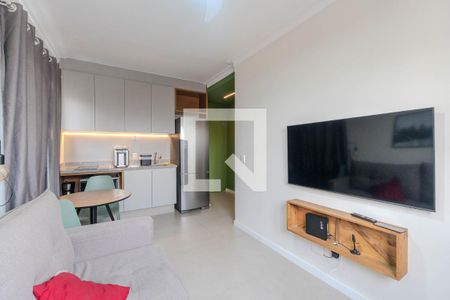 Sala/Cozinha de apartamento à venda com 1 quarto, 24m² em Bela Vista, São Paulo