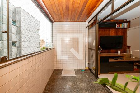 Varanda da Sala de apartamento à venda com 3 quartos, 90m² em Buritis, Belo Horizonte