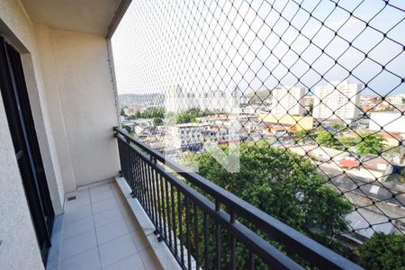 Varanda da Sala de apartamento para alugar com 2 quartos, 57m² em Del Castilho, Rio de Janeiro