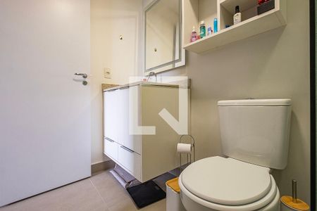 Suíte - Banheiro de apartamento à venda com 1 quarto, 34m² em Pinheiros, São Paulo