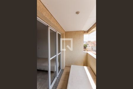 Varanda da Sala de apartamento para alugar com 2 quartos, 75m² em Vila Camilópolis, Santo André