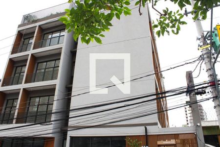 Studio para alugar com 27m², 1 quarto e sem vaga Studio para alugar com 27m², 1 quarto e sem vagaFachada