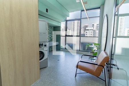 Studio para alugar com 27m², 1 quarto e sem vaga Studio para alugar com 27m², 1 quarto e sem vagaLavanderia