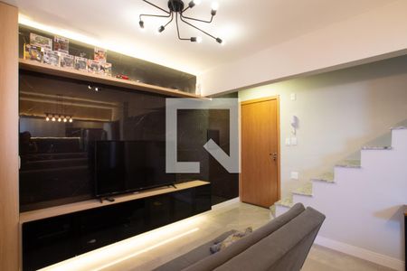 Sala/Cozinha de apartamento à venda com 1 quarto, 48m² em Vila Galvão, Guarulhos