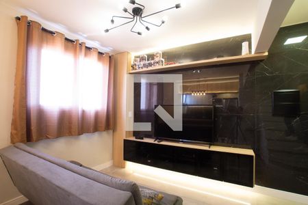 Sala/Cozinha de apartamento à venda com 1 quarto, 48m² em Vila Galvão, Guarulhos