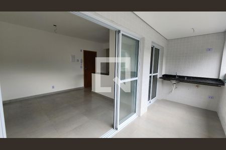 Sala de apartamento para alugar com 2 quartos, 55m² em Marapé, Santos