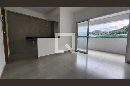 Sala de apartamento para alugar com 2 quartos, 55m² em Marapé, Santos