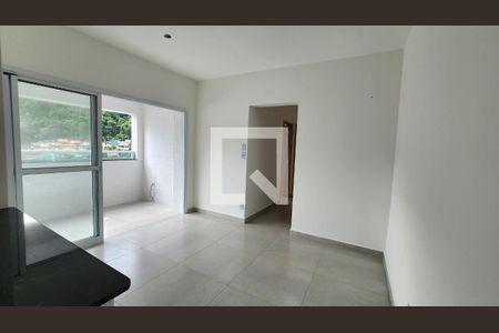 Sala de apartamento para alugar com 2 quartos, 55m² em Marapé, Santos