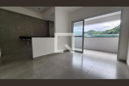 Sala de apartamento para alugar com 2 quartos, 55m² em Marapé, Santos