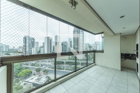 Varanda de apartamento para alugar com 3 quartos, 147m² em Brooklin, São Paulo