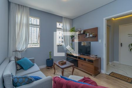 Sala de apartamento à venda com 3 quartos, 113m² em Sion, Belo Horizonte