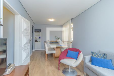 Sala de apartamento à venda com 3 quartos, 113m² em Sion, Belo Horizonte