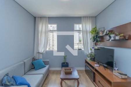 Sala de apartamento à venda com 3 quartos, 113m² em Sion, Belo Horizonte