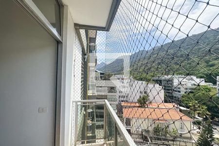 Varanda da Sala de apartamento para alugar com 2 quartos, 82m² em Lagoa, Rio de Janeiro