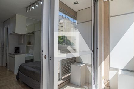 Varanda de kitnet/studio à venda com 1 quarto, 22m² em Consolação, São Paulo