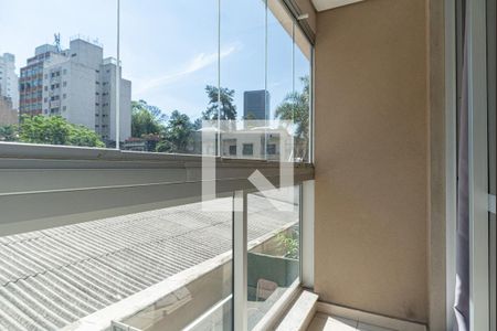 Varanda de kitnet/studio à venda com 1 quarto, 22m² em Consolação, São Paulo
